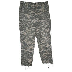 Army Combat Uniform Trousers Ripstop Digital Camo Cargo Pants Size Large Long #1